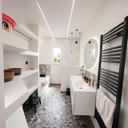 Vila 12 Pers Proche De Cognac - Piscine, Jacuzzi, Sauna Merpins